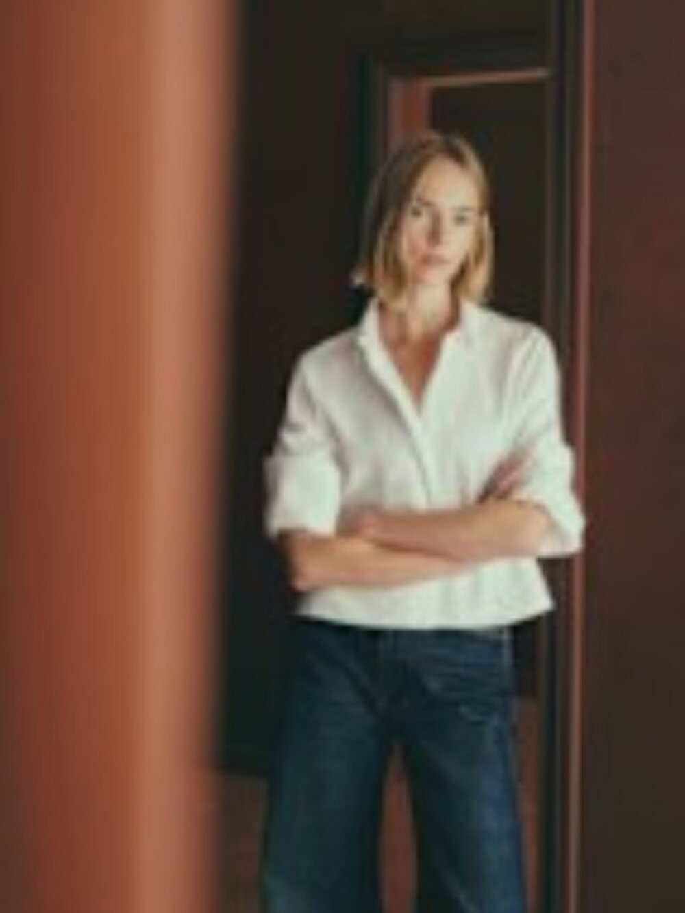 Sezane Octavine Blouse in Ecru Size 10 (FR 42) New with Tags (NWT)
